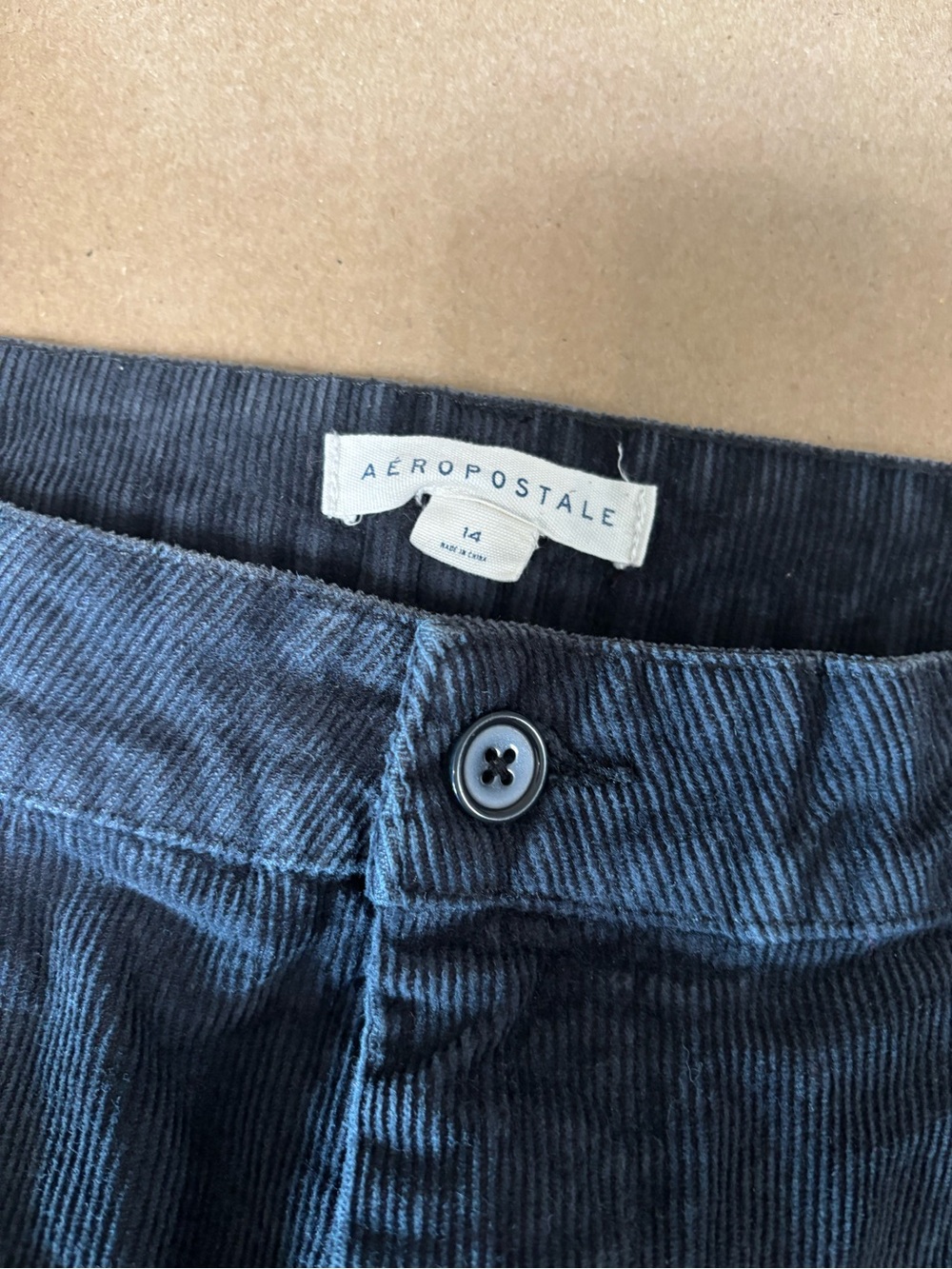 Aeropostale Women's Navy Corduroy Pants